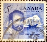 Sellos de America - Canad -  Intercambio 0,20 usd 5 cent 1963