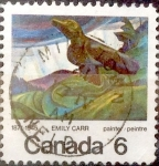 Stamps Canada -  Intercambio cr3f 0,20 usd 6 cent 1971