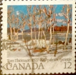 Stamps Canada -  Intercambio nf4xb1 0,20 usd 12 cent 1977