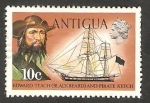 Stamps : America : Antigua_and_Barbuda :   Edward Teach, Barbanegra