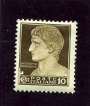 Stamps Italy -  Serie Imperial. Augusto