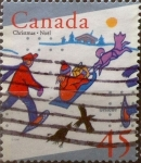 Stamps Canada -  Intercambio 0,25 usd 45 cent 1996