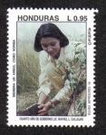 Stamps Honduras -  Cuarto Año de Gobierno Lic. Rafael Leonardo Callejas