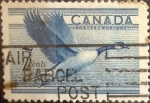 Stamps Canada -  Intercambio 0,20 usd 7 cent 1952