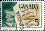 Sellos de America - Canad -  Intercambio cr3f 0,20 usd 5 cent 1958