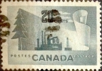 Sellos de America - Canad� -  Intercambio 0,20 usd 20 cent 1952