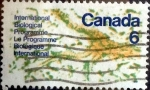 Stamps Canada -  Intercambio cr3f 0,20 usd 6 cent 1970