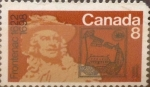 Stamps Canada -  Intercambio cr3f 0,20 usd 8 cent 1972