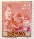 Stamps Spain -  2,50 pesetas 1960