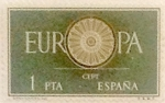 Sellos de Europa - Espaa -  1 peseta 1960