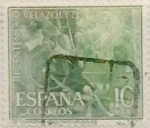 Stamps Spain -  10 pesetas 1961