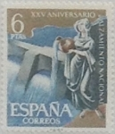 Sellos de Europa - Espaa -  6 pesetas 1961