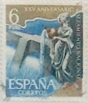 Sellos de Europa - Espaa -  6 pesetas 1961