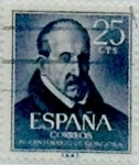 Stamps Spain -  25 céntimos 1961