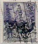 Stamps Spain -  25 céntimos 1962