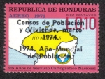 Stamps Honduras -  25 años de Servicio Cartográfico Nacional