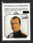 Stamps Honduras -  Homenaje de la visita de sus Magestades los Reyes de España Don Juan Carlos y Doña Sofía 1997