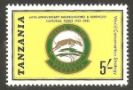 Stamps Tanzania -  179 - 60 anivº de los Parques Nacionales de Ngorongoro y Serengeti