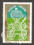 Stamps Tunisia -  Mercado de sparterie