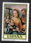 Sellos de Europa - Espaa -  'Sagrada Familia' de Juan de Juanes