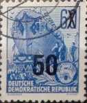 Stamps Germany -  Intercambio 0,20 usd 50 sobre 60 pf. 1954