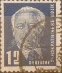 Stamps Germany -  Intercambio 1,50 usd 12 pf. 1952