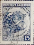 Stamps Argentina -  Intercambio 0,20 usd  15 cents. 1936