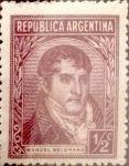 Stamps Argentina -  Intercambio 0,25 usd  1/2 cents. 1935