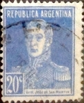 Stamps Argentina -  Intercambio 0,25 usd 20 céntimos 1923