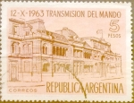 Sellos de America - Argentina -  Intercambio daxc 0,20 usd 5 pesos1963