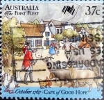 Stamps Australia -  Intercambio 0,70 usd 37 cents.1987