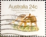 Stamps Australia -  Intercambio 0,35 usd 24 cents. 1981