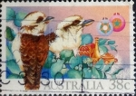 Stamps Australia -  Intercambio jlm 0,30 usd 38 cents. 1990