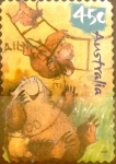 Stamps Australia -  Intercambio 0,70 usd 45 cents. 2001