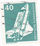 Stamps Germany -  Nave espacial