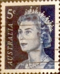 Stamps Australia -  Intercambio 0,20 usd 5 cents. 1967