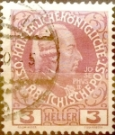 Sellos de Europa - Austria -  Intercambio 0,20 usd 3 heller 1913