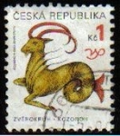 Sellos de Europa - Checoslovaquia -  CHEQUIA República 1998 Scott 3063 Sello Signos del Zodíaco Capricornio Michel 199 Ceskolovensko Czec