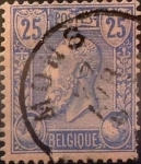 Stamps Europe - Belgium -  Intercambio 0,75 usd 25 cents. 1885