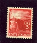 Stamps Italy -  Serie Corriente. Antorcha