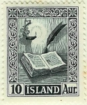 Stamps Iceland -  Viejos manuscritos islandeses