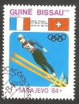 Sellos del Mundo : Africa : Guinea_Bissau : Olimpiadas de invierno Sarajevo 84