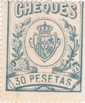 Stamps Spain -  CHEQUES  (17)