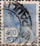 Stamps Brazil -  Intercambio 0,25 usd 400 reis 1940