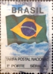 Stamps Brazil -  Intercambio 0,20 usd tarifa A 1991