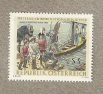 Stamps Austria -  Biblioteca Nacional de Austria