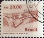 Stamps Brazil -  Intercambio 1,00 usd 20 cruzeiros 1986