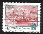 Stamps Hungary -  Centenario de la unificación de las ciudades de Pest, Buda y Obuda