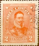 Sellos de America - Chile -   Intercambio 0,20 usd 2 cents. 1915