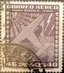 Stamps Chile -  Intercambio 0,60 usd 40 pesos 1934